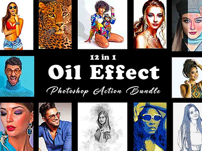 Oil Effect Photoshop Action Bundle by AL AMIN on Dribbble