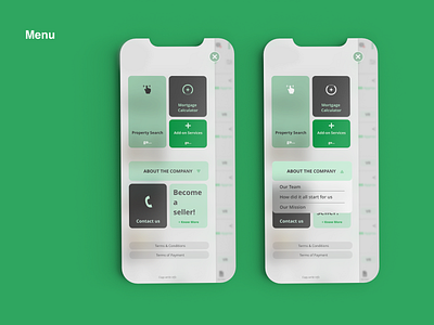 The Menu app app ui app ux menu menu ui slide ui ui ux uxui