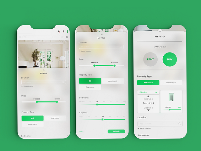 Browse thousands of Filter UI images for design inspiration | Dribbble