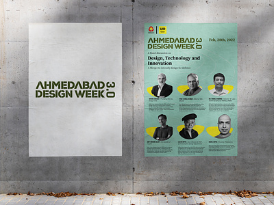 Branding of A Panel Discussion branding design week design weekm event green poster