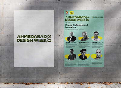 Branding of A Panel Discussion branding design week design weekm event green poster