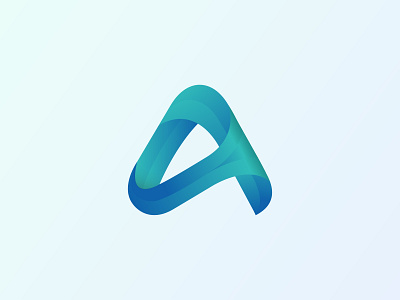 Letter A Logo | Gradient Color A Logo Design
