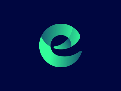 Letter E Logo Design Concept