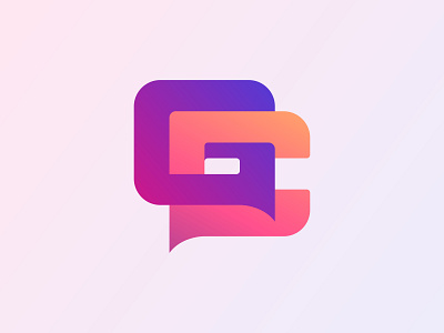 Group Chat Logo | Letter G+C Logo Design abstract abstract logo app icon app logo brand identity branding branding design colorful creative logo gradient design gradient logo icon icon design illustration logo logo design logo insparation logodesigner logos modern logo