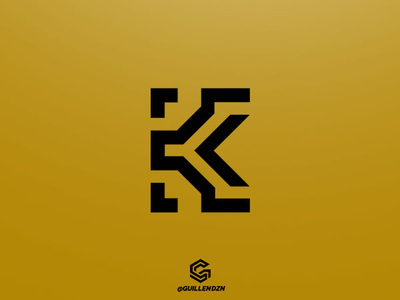 Modern Letter K Logo