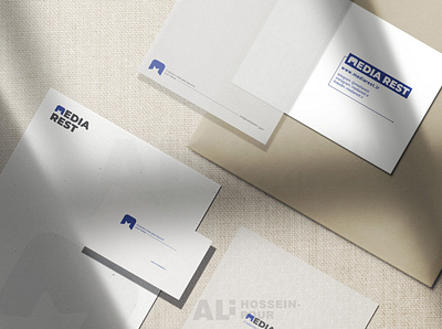 media rest corporate identity branding corporate identity design illustrator