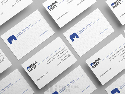 media rest business cards branding brochure design businesscard catalog design design illustrator logo