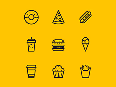 Fast Food icons