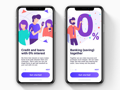 Mobile app design app bank banking credit design tools finance illustration interface mobile ui ux