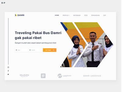 Bus Damri Web (Redesign)