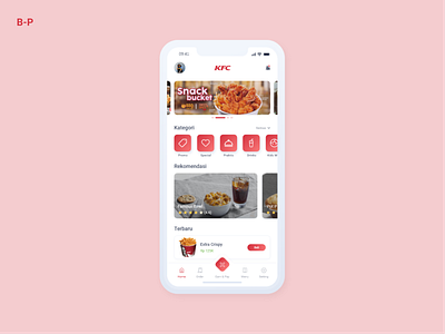 Mobile Design KFC-Ku (Redesign) app cute design food app foot home mcd mcdonalds minimalist mobile mobile design mobile ui modern redesign single page ui ux