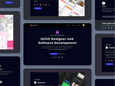 Personal Website appdesign cute design figma layoutdesign personalwebsite portofolio ui uiinspiration uitrands uiux ux web webdesign websiteportofolio
