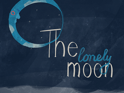 The lonely moon cover