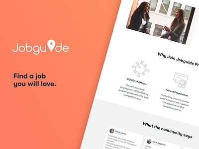 JobGuide Website Design