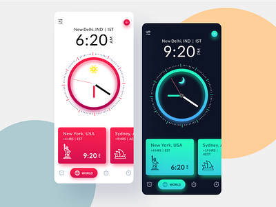 Clock UI Design