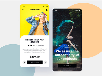 Online Shopping App Design