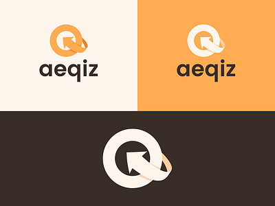 aeqiz logo design concept app clean colors concpet design designer gradient hello dribbble illustration interaction interface logo logodesign logotype sarvottam ui ux wordmark
