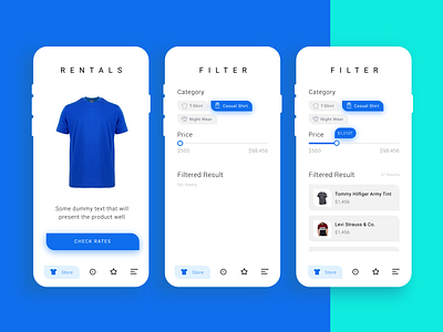 Minimal Fashion App android app app design application branding clean colors design fashion fashion app filter gradient hello dribbble illustration interaction interface ios rental app sarvottam ui