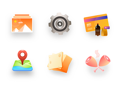 Icon Set #1 clean colors design freebie hello dribbble icon icondesign icons iconset illustration interaction interface ios ios app location payment realistic sarvottam ui uiux