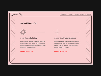 Red Sky Concept - About about cyberpunk futurism hi tech interaction design interface landing page red sky spaceship startup technology ui uiux webdesign