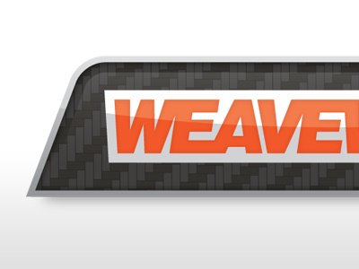 WEAVEWORX - Logo detail carbon fiber illustrator logo