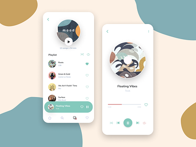 Music Player UI Design