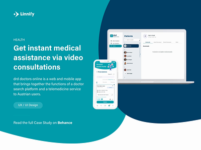 drd doctors online • Medical app • UX/UI Case Study app case study development doctor health medical app mobile telehealth ui ux video call