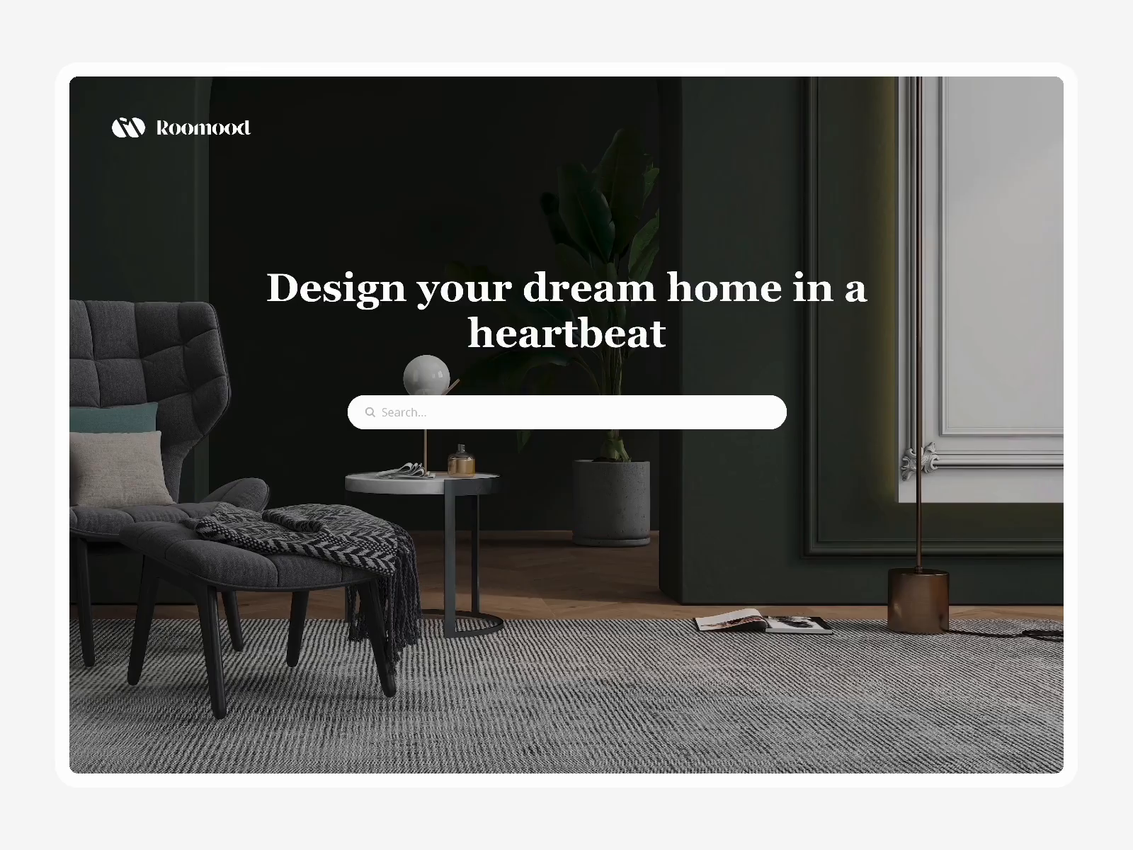 🔍 Search Bar • Design Your Home by Andreea Nagy for Linnify on Dribbble