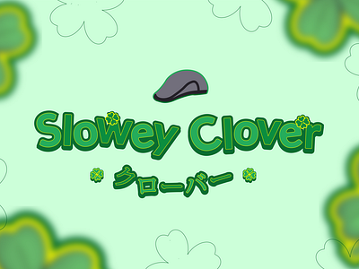 Logo for VTuber or Streamer Slowey Clover, Nature Style