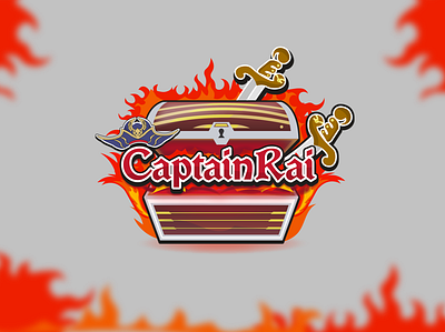 Logo for Vtuber CaptainRai branding design graphic design illustration logo vector vtuber