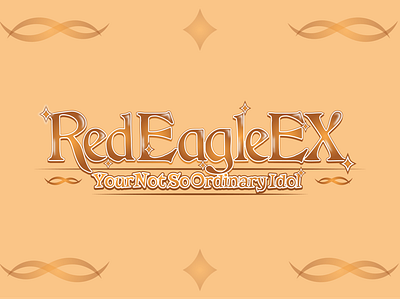 Logo for VTuber RedEagleEX branding design graphic design illustration logo vector vtuber