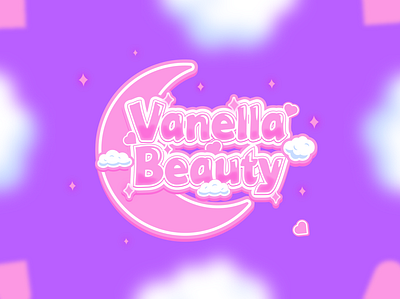 Logo for VTuber Vanella Beauty branding design graphic design illustration logo vector vtuber