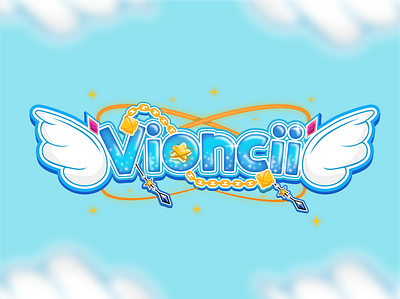 Logo for VTuber Vioncii branding design graphic design illustration logo vector vtuber