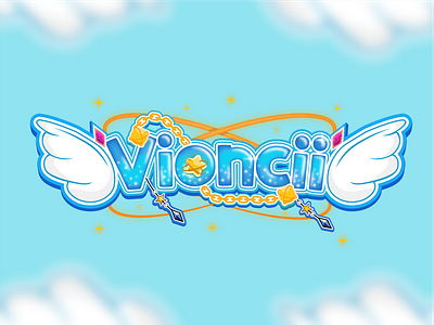 Logo for VTuber Vioncii branding design graphic design illustration logo vector vtuber