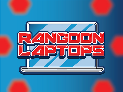 Logo for VTuber Rangoon Laptops branding design graphic design illustration logo vector vtuber