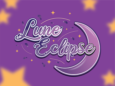 Logo for Vtuber Lune Eclipse branding design graphic design illustration logo vector vtuber