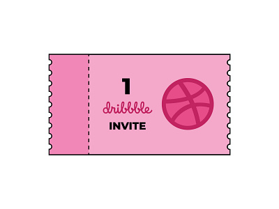 Dribbble invite :) dribbble invitation dribbble invite giveaway illustration invitation invite invite giveaway