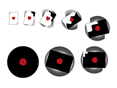 Transformation: Playing card - Vinyl record