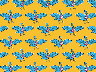 Pelican fable pattern colorful design graphic design illustration pattern pattern design pelican