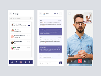 Online Learning App - Chat & Video Call