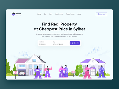 🏠 Property Finder Header