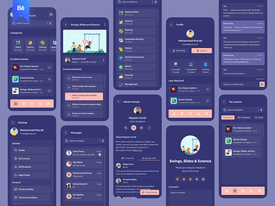 Online Education App - Behance Case (EduCare)