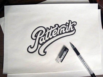 Patternik ver. 3 brand clothing lettering logo logotype patternik typography