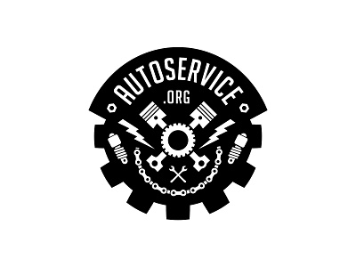 Autoservice auto badge badge logo lettering logo logotype service typography