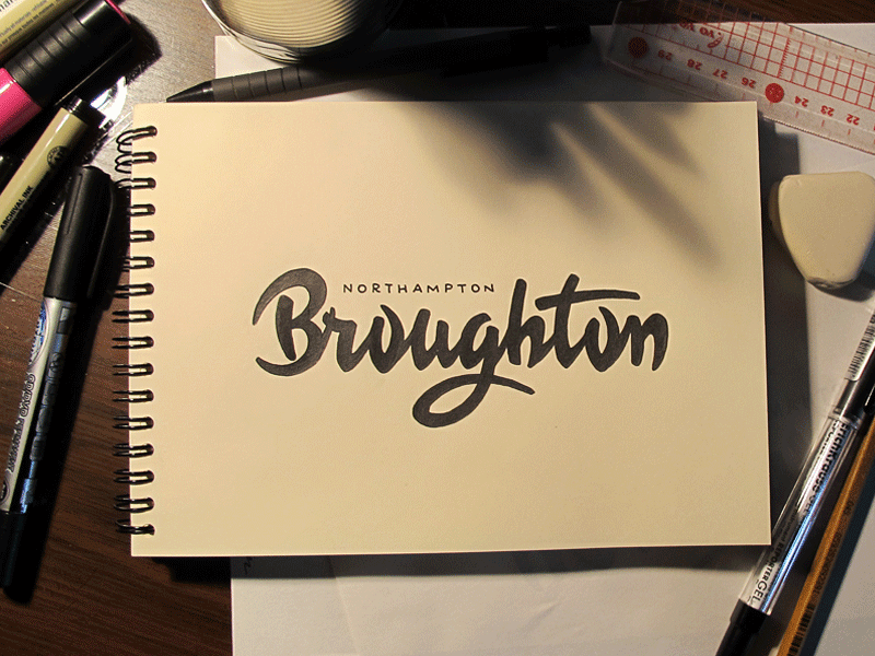 Broughton by Ivan Zhinzhin on Dribbble