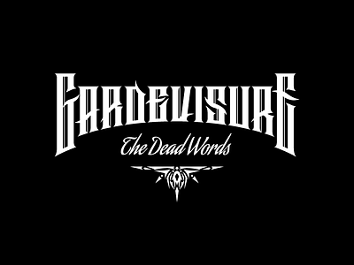 Gardevisure dead gardevisure lettering logo logotype type typography words