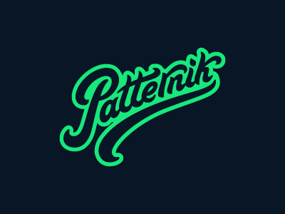 Patternik lettering logo logotype patternik type typography