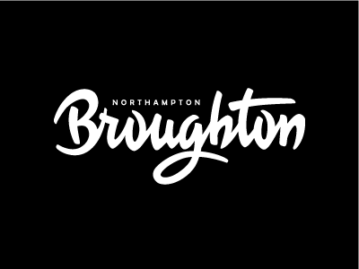 Broughton broughton concept lettering logo logotype type typography