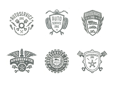 Autoservice auto autoservice lettering logo logotype moto motor sketch typehandwritten typography