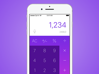 Calculator 004 calculator dailyui mobile sketch